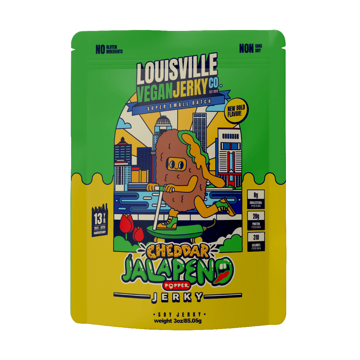 Cheddar Jalapeño Popper – Louisville Jerky Co.