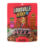 Louisville Jerky Co. Pepperoni Pizza Jerky package.