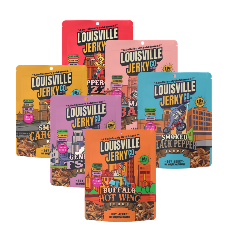 Louisville Jerky Co.'s Ultimate Six-Pack Jerky Bundle | Vegan