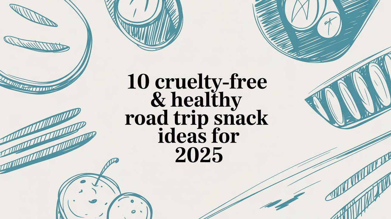 10 Cruelty-Free & Healthy Road Trip Snack Ideas for 2025