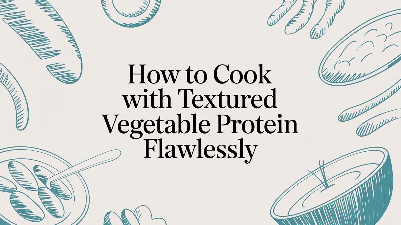 How to Cook With Textured Vegetable Protein Flawlessly
