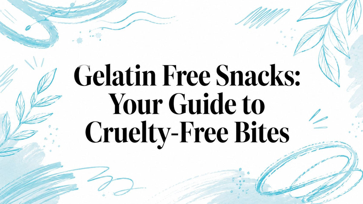 Gelatin Free Snacks: Your Guide to Cruelty-Free Bites