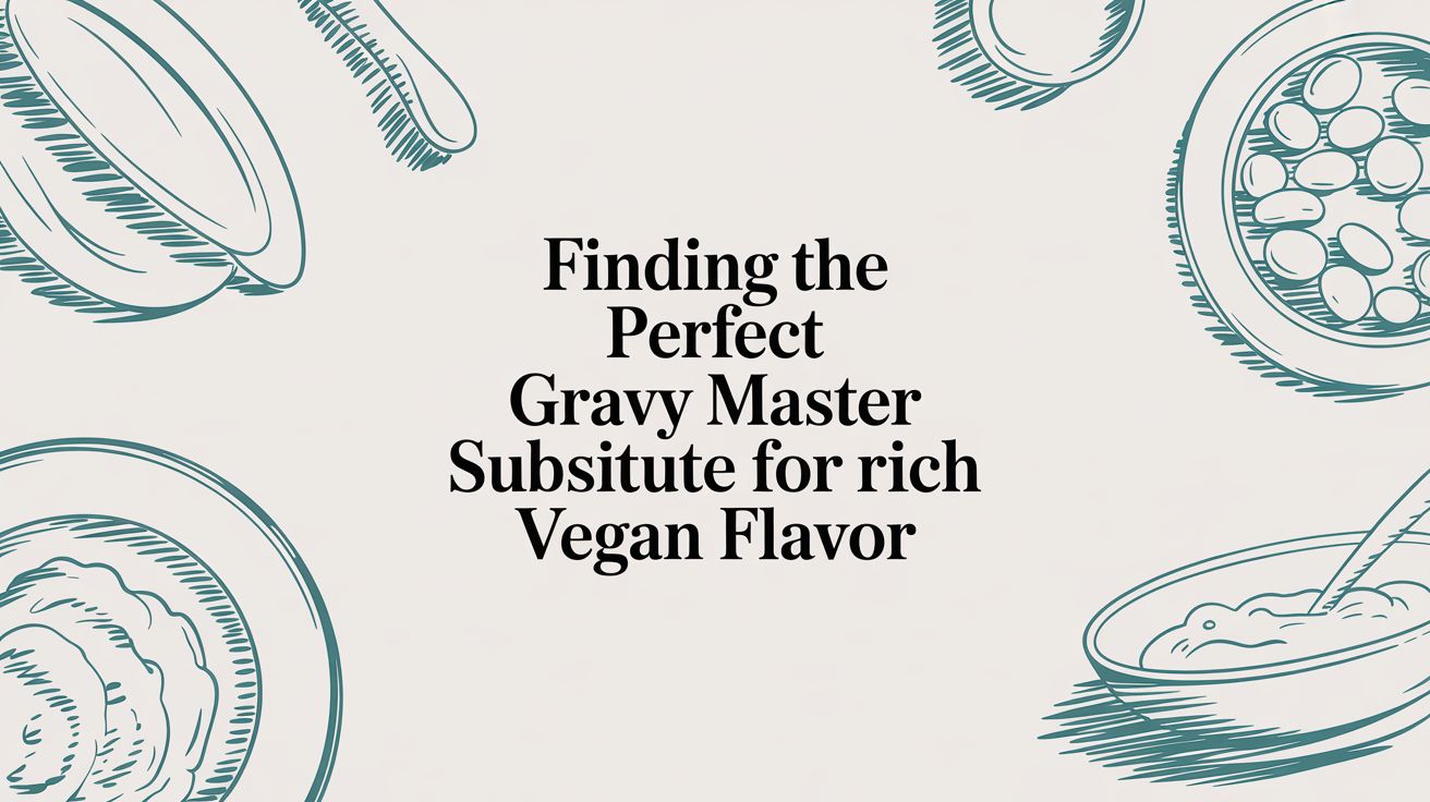 Finding the Perfect Gravy Master Substitute for Rich Vegan Flavor