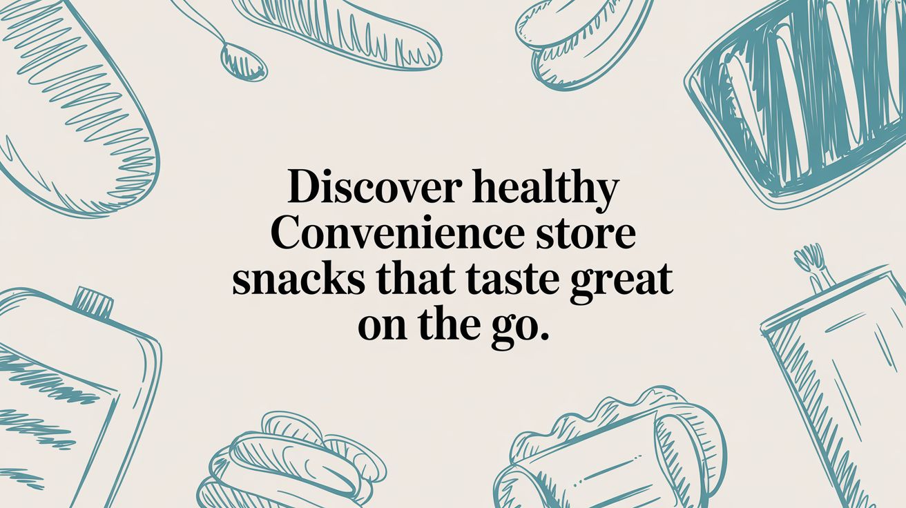 Discover healthy convenience store snacks that taste great on the go
