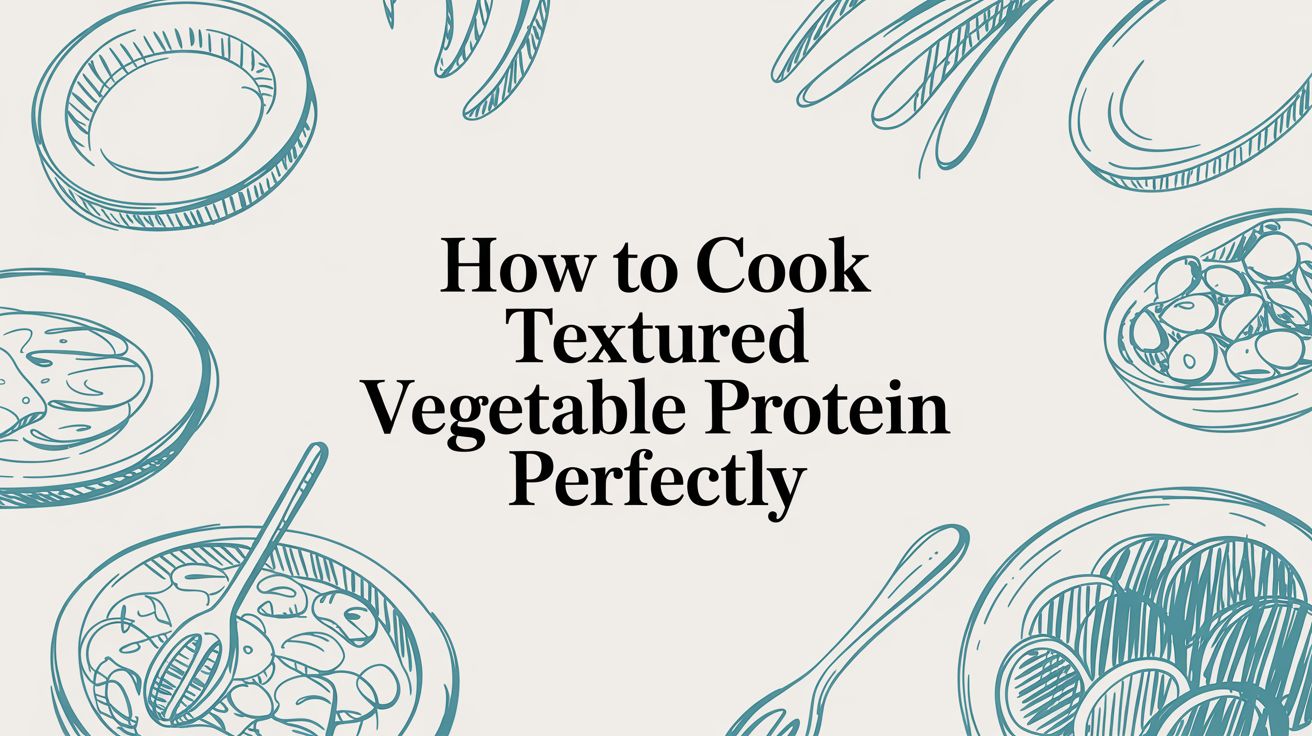 How to Cook Textured Vegetable Protein Perfectly