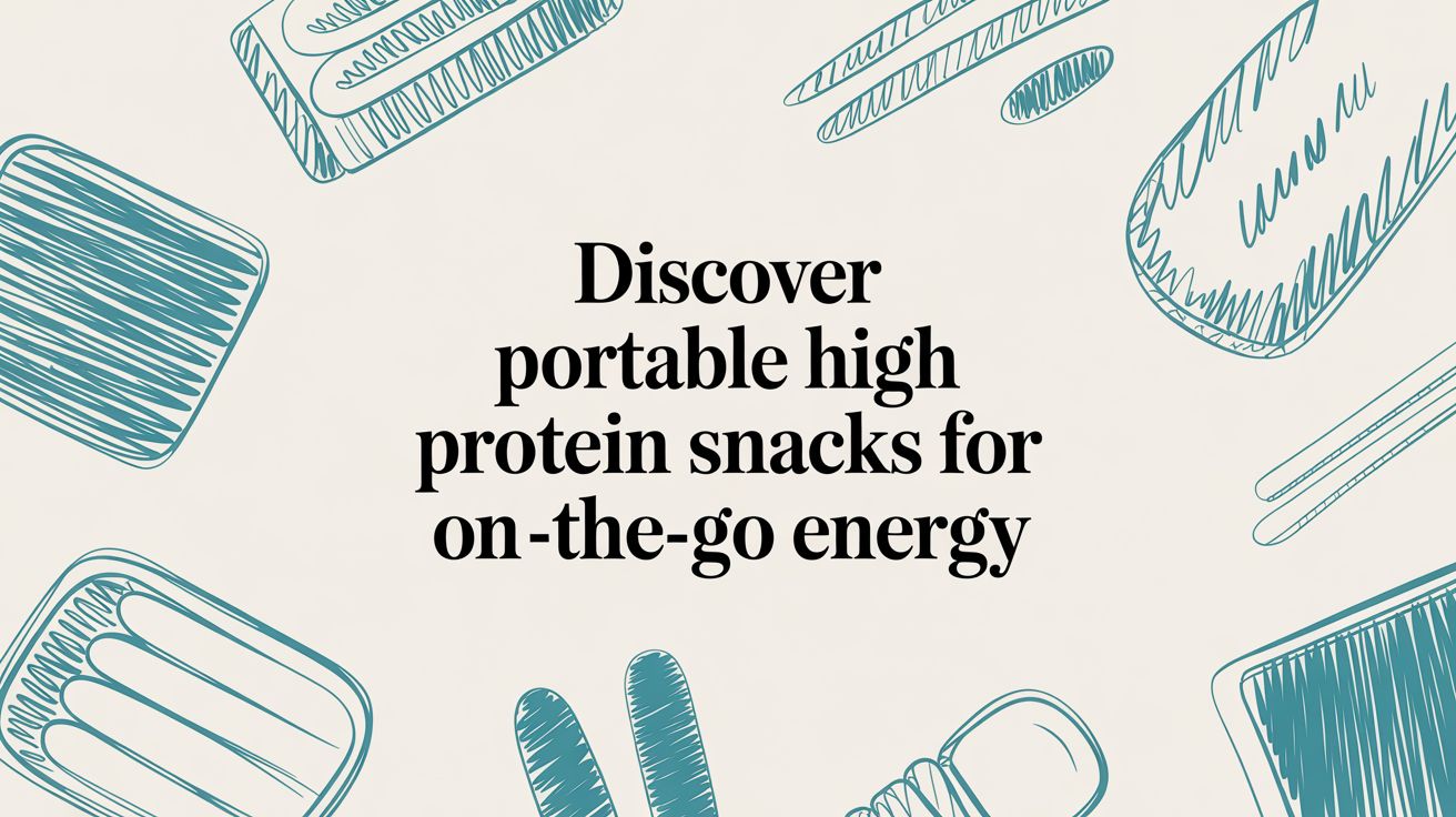 Discover portable high protein snacks for on-the-go energy