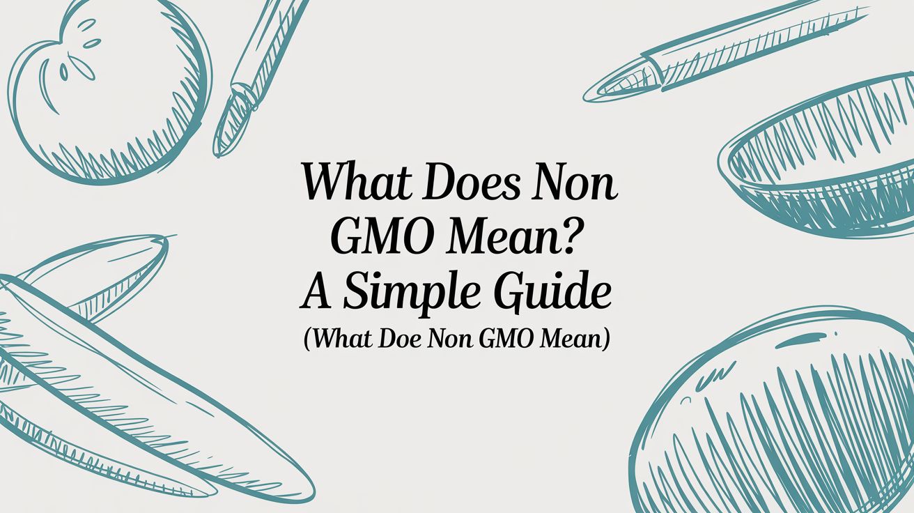 What Does Non-GMO Mean? A Simple Guide