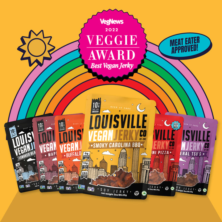 Louisville Vegan Jerky Co.'s Ultimate Six-Pack Jerky Bundle