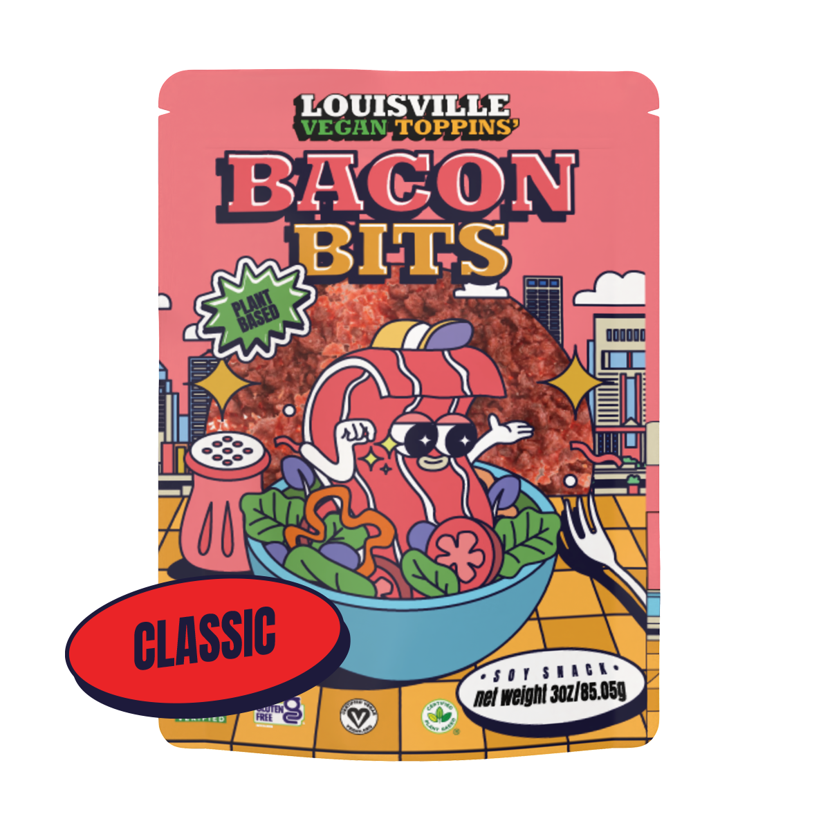 Toppins Field Bacon Bits Toppins' | Louisville Jerky Co. | Great For Salads & More!