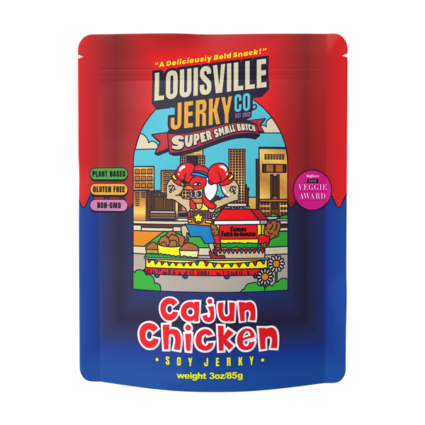 Cajun Chicken | Louisville Jerky Co. | Small Batch, Vegan, non-GMO