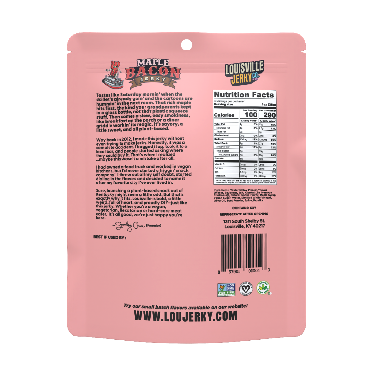 Maple Bacon Jerky Snack | Louisville Jerky Co. | Best Seller Maple Bacon Jerky Snack | Louisville Jerky Co. | Best Seller