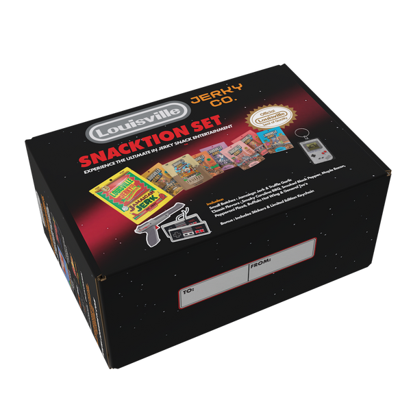 Snacktion Set Gift Box by Louisville Jerky Co. | Made For Jerky Lovers