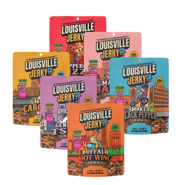 Louisville Jerky Co.'s Ultimate Six-Pack Jerky Bundle | Vegan